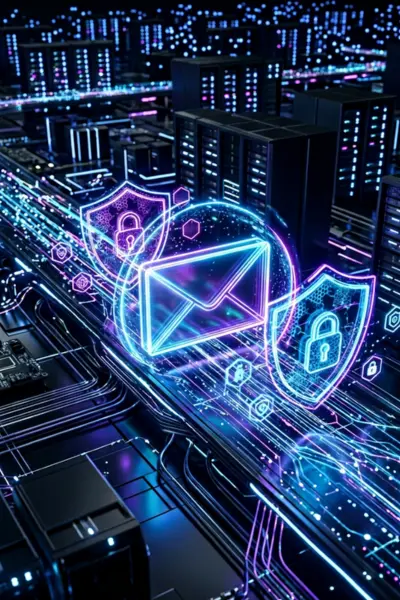 Secure business email infrastructure with SPF, DKIM, and DMARC authentication